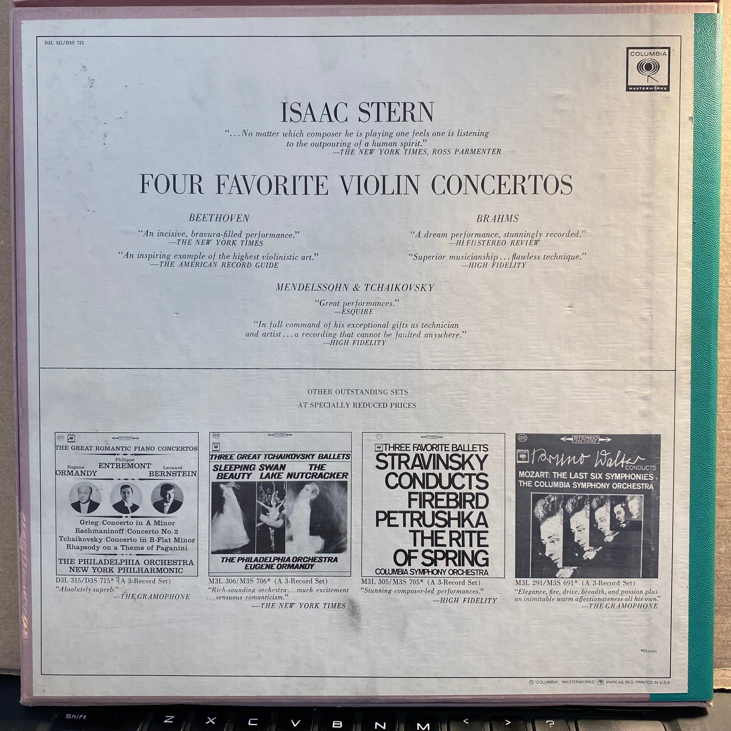Four Favorite Violin Concertos *BOX* | Near Mint (NM) Near Mint (NM) Get Cheap Vinyl