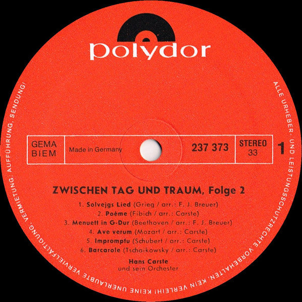 Zwischen Tag Und Traum, Folge 2 | Mint (M) Mint (M) Get Cheap Vinyl