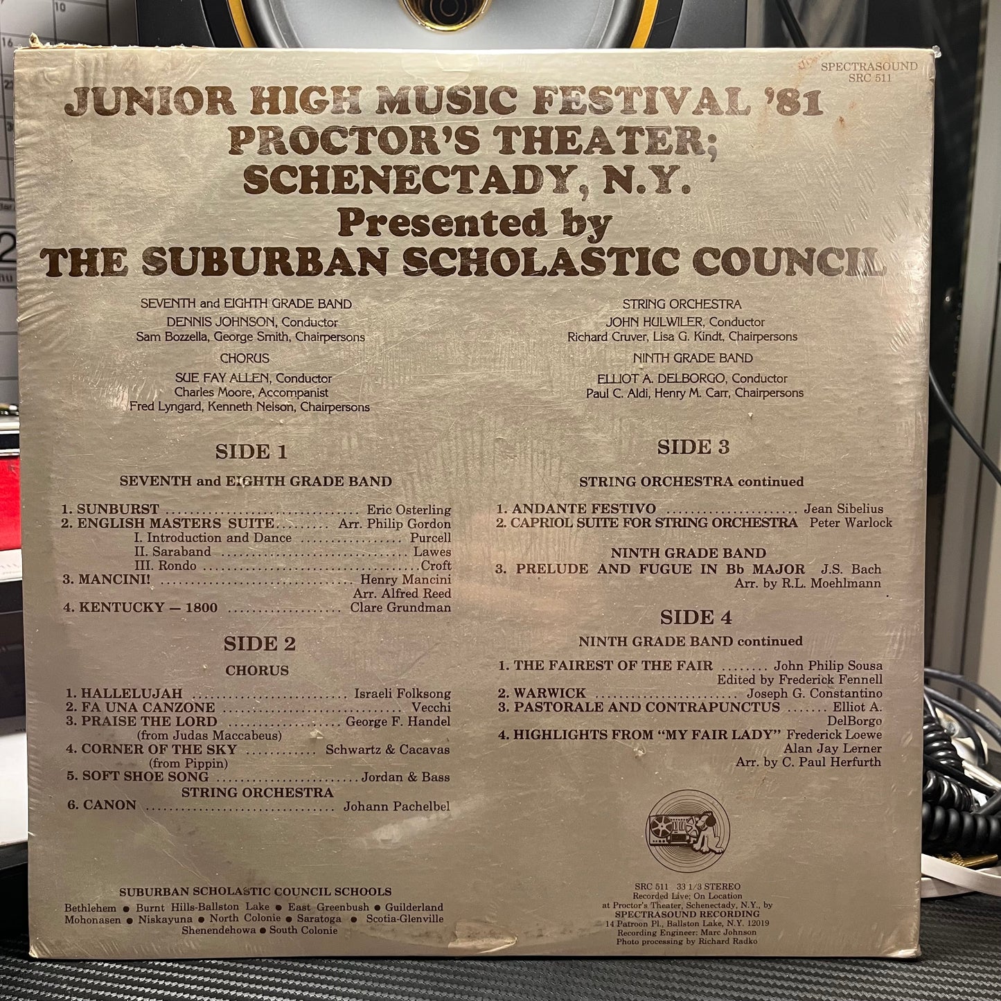 Junior High Music Festival '81 Proctors Theater Schenectady NY | Mint (M) Excellent (EX) Get Cheap Vinyl