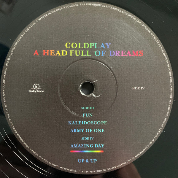 A Head Full Of Dreams | Very Good Plus (VG+) Near Mint (NM) Get Cheap Vinyl