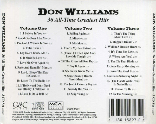 36 All-Time Greatest Hits (3xCD) | Near Mint (NM) Near Mint (NM) Get Cheap Vinyl
