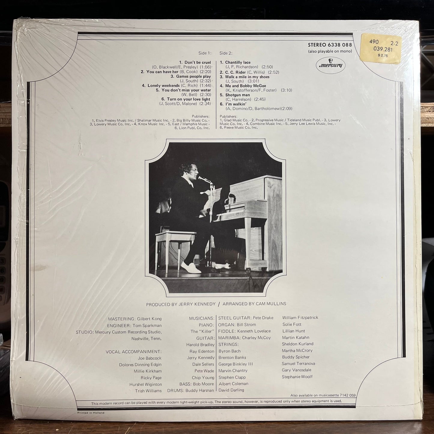 The "Killer" Rocks On (FRENCH VINYL) | Near Mint (NM) Near Mint (NM) Get Cheap Vinyl