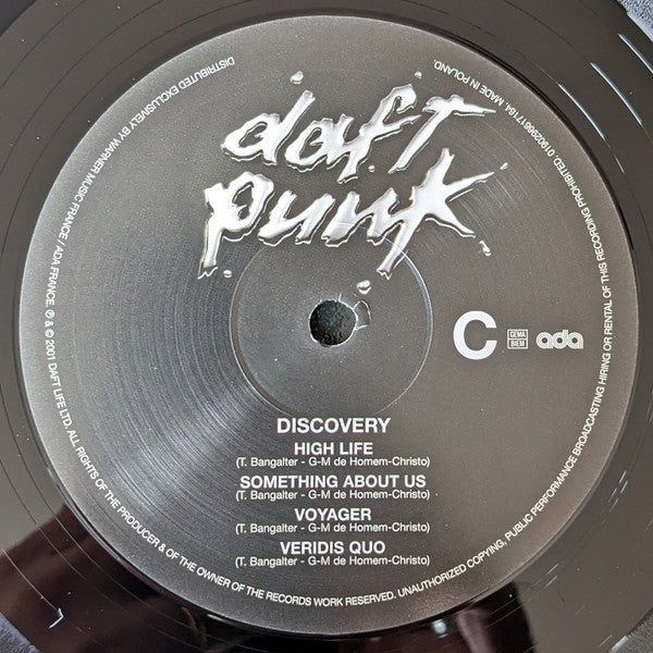 Daft Punk Discovery ADA (6) 2xLP, Album, RE, Gat Mint (M) Mint (M) Get Cheap Vinyl