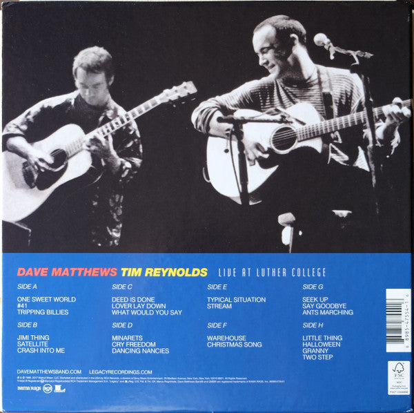 Dave Matthews & Tim Reynolds Live At Luther College RCA, Bama Rags Records Box, 150 + 4xLP, Album, RE Mint (M) Mint (M) Get Cheap Vinyl