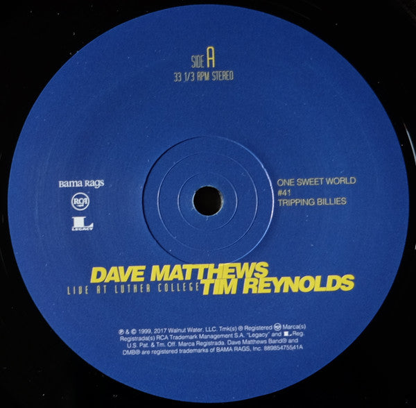 Dave Matthews & Tim Reynolds Live At Luther College RCA, Bama Rags Records Box, 150 + 4xLP, Album, RE Mint (M) Mint (M) Get Cheap Vinyl
