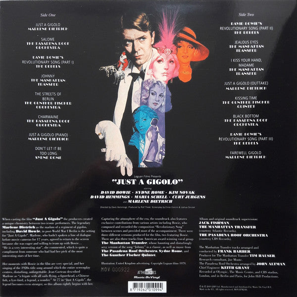 Just A Gigolo (The Original Soundtrack) | Mint (M) Mint (M) Get Cheap Vinyl