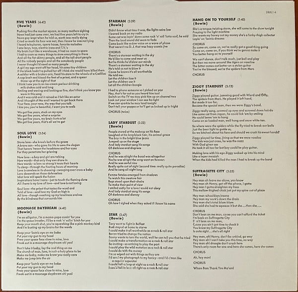 The Rise And Fall Of Ziggy Stardust And The Spiders From Mars | Mint (M) Mint (M) Get Cheap Vinyl