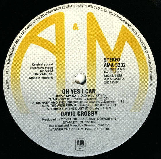 Oh Yes I Can | Near Mint (NM) Near Mint (NM) Get Cheap Vinyl