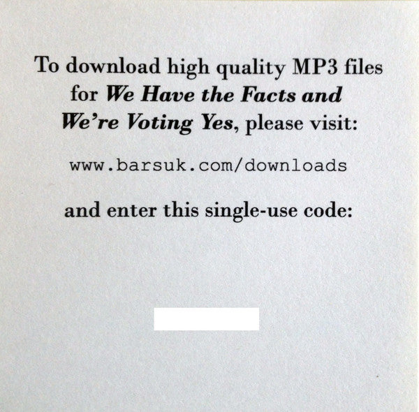 We Have The Facts And We're Voting Yes | Mint (M) Mint (M) Get Cheap Vinyl