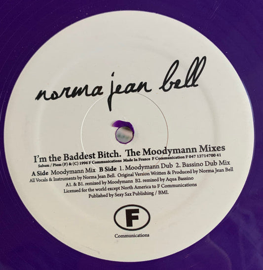 I'm The Baddest Bitch (The Moodymann Mixes) | Mint (M) Mint (M) Get Cheap Vinyl