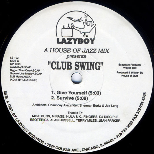 Club Swing (VINYL) | Very Good (VG) Generic Get Cheap Vinyl