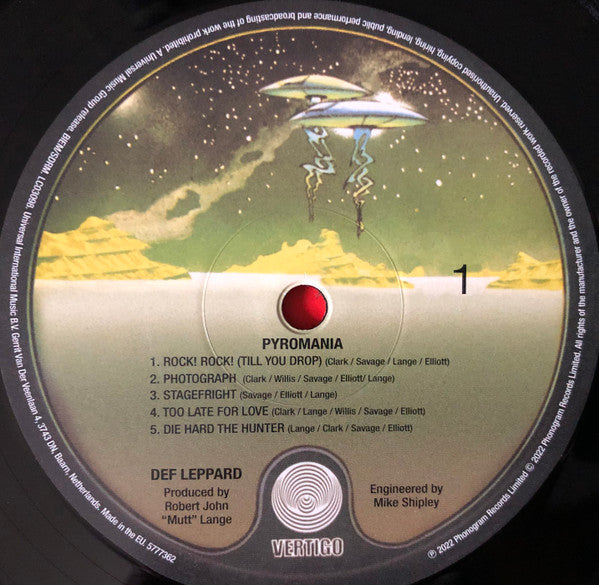 Pyromania (VINYL) | Mint (M) Mint (M) Get Cheap Vinyl