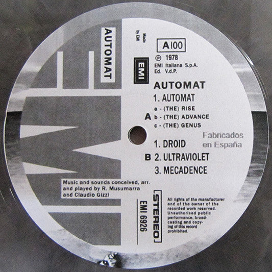 Automat | Mint (M) Generic Get Cheap Vinyl