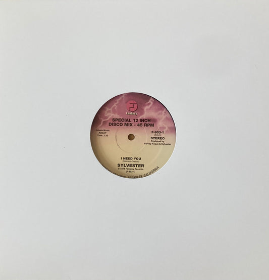 I Need You (Ron Hardy Edit)(VINYL) | Mint (M) Generic Get Cheap Vinyl