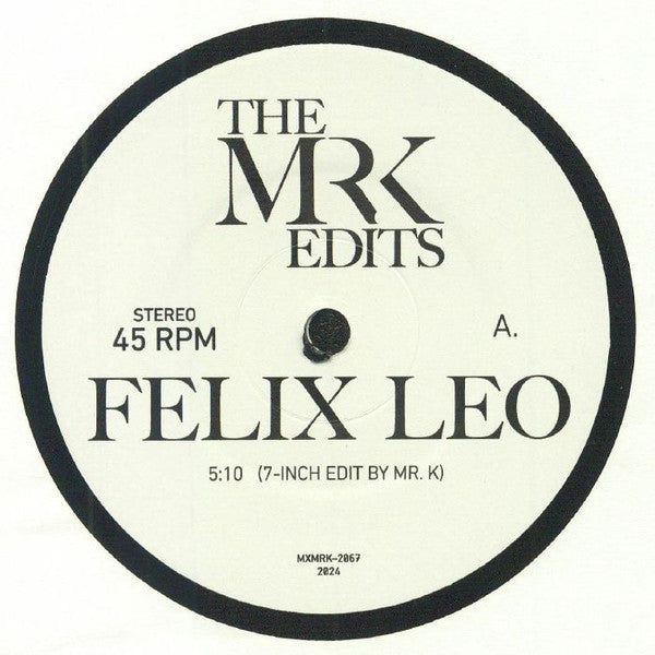 Felix Leo / In Love (Mr K Edits)(7" VINYL) | Mint (M) Generic Get Cheap Vinyl