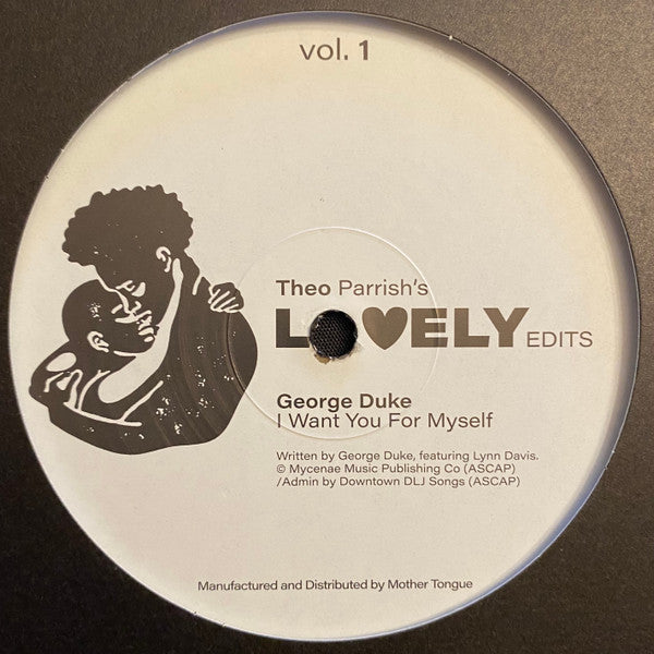 Theo Parrish’s Lovely Edits Vol 1 | Mint (M) Generic Get Cheap Vinyl
