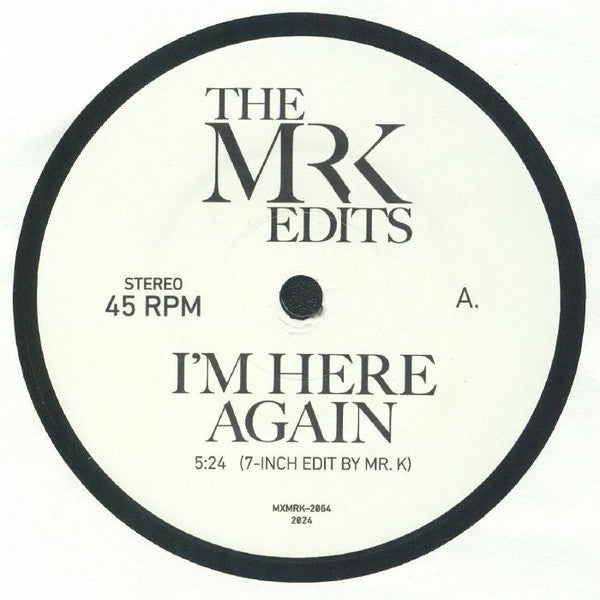 I'm Here Again / Time Of The Season 7" | Mint (M) Generic Get Cheap Vinyl