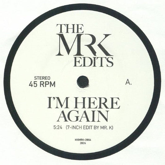 I'm Here Again / Time Of The Season 7" | Mint (M) Generic Get Cheap Vinyl