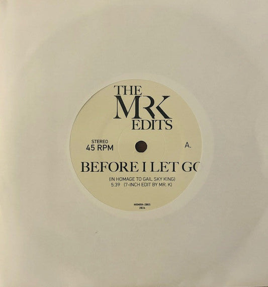 Before I Let Go / Hollywood Message 7" | Mint (M) Generic Get Cheap Vinyl