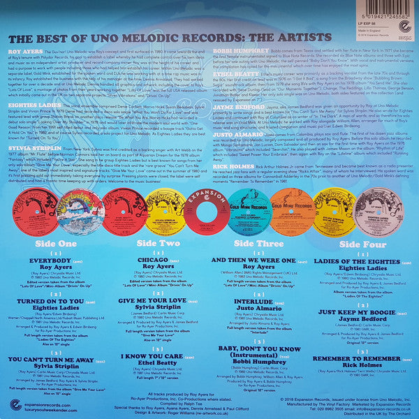 The Best Of Uno Melodic Records (2xVINYL) | Mint (M) Mint (M) Get Cheap Vinyl
