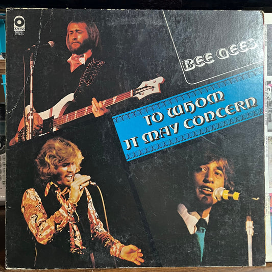 To Whom It May Concern (VINYL) | Excellent (EX) Very Good Plus (VG+) Get Cheap Vinyl