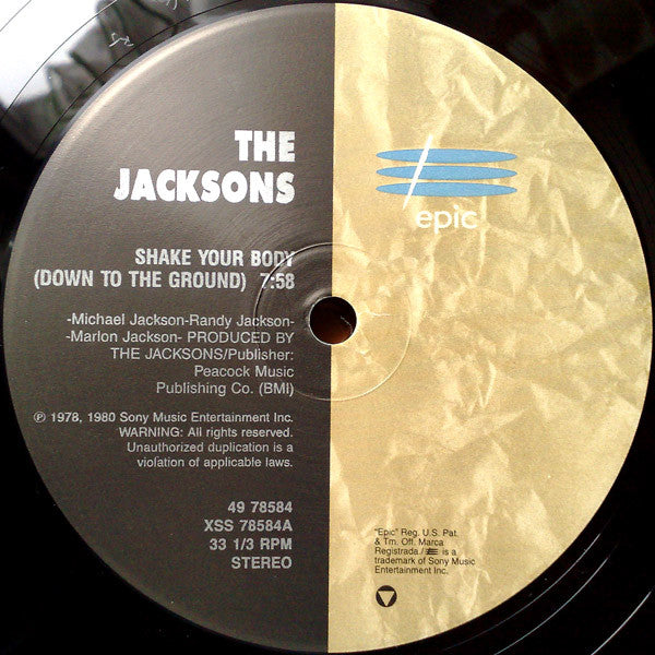 Shake Your Body (Down To The Ground) / Can You Feel It (VINYL) | Excellent (EX) Excellent (EX) Get Cheap Vinyl