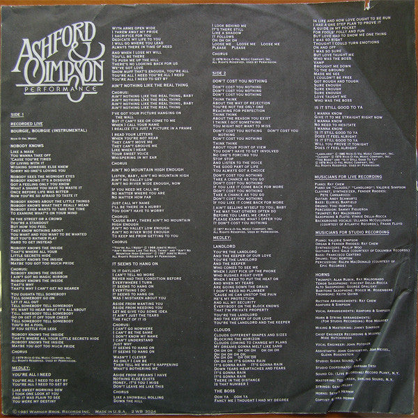 Performance | Near Mint (NM) Excellent (EX) Get Cheap Vinyl