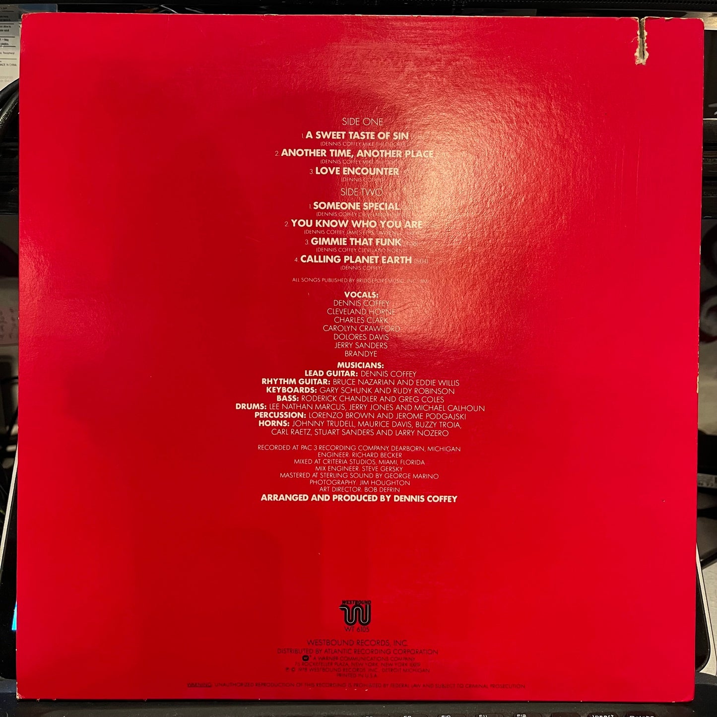A Sweet Taste Of Sin | Near Mint (NM) Excellent (EX) Get Cheap Vinyl