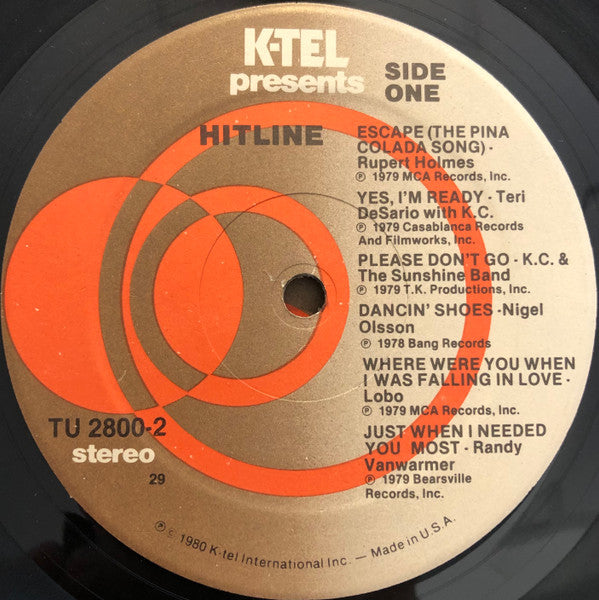 Hitline | Very Good Plus (VG+) Very Good Plus (VG+) Get Cheap Vinyl