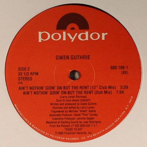Ain't Nothin' Goin' On But The Rent | Mint (M) Generic Get Cheap Vinyl