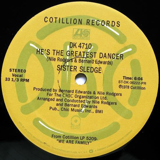 He's The Greatest Dancer / We Are Family | Mint (M) Mint (M) Get Cheap Vinyl