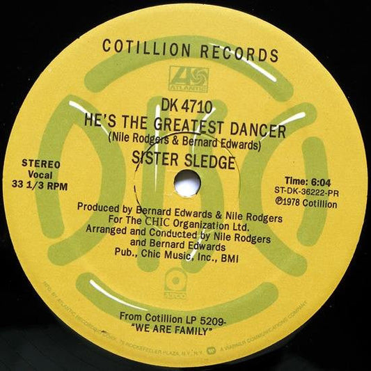 He's The Greatest Dancer / We Are Family | Mint (M) Mint (M) Get Cheap Vinyl