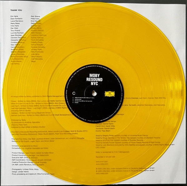 Resound NYC (CLEAR "SUN" YELLOW VINYL) | Mint (M) Mint (M) Get Cheap Vinyl