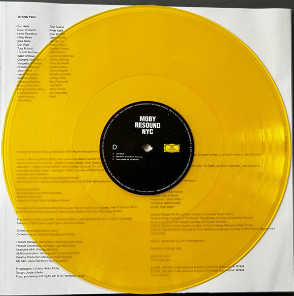 Resound NYC (CLEAR "SUN" YELLOW VINYL) | Mint (M) Mint (M) Get Cheap Vinyl