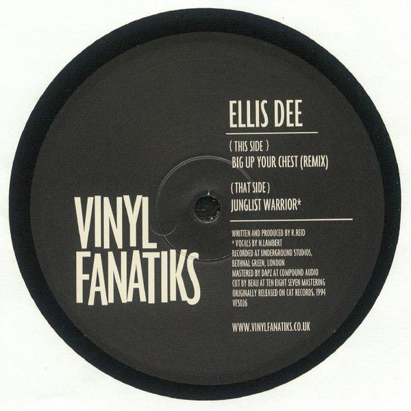 Big Up Your Chest (Remix) / Junglist Warrior (12" VINYL) | Mint (M) Mint (M) Get Cheap Vinyl