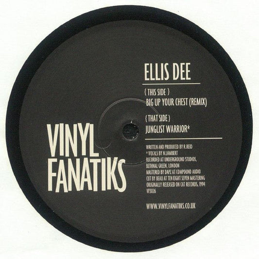 Big Up Your Chest (Remix) / Junglist Warrior (12" VINYL) | Mint (M) Mint (M) Get Cheap Vinyl