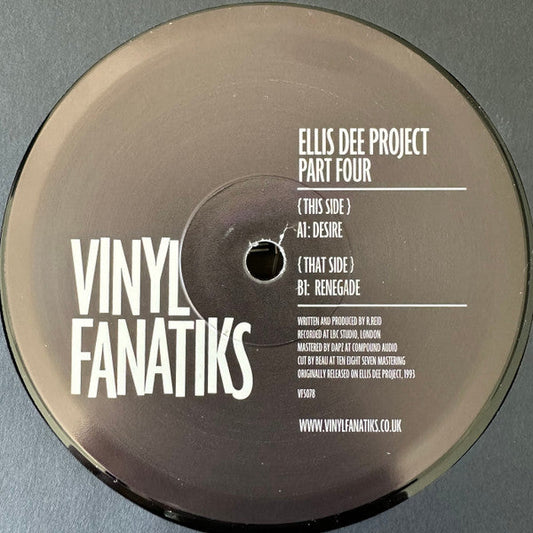 The Ellis Dee Project Part 4 (VINYL) | Mint (M) Mint (M) Get Cheap Vinyl