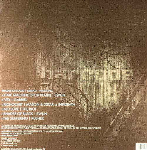 Shades Of Black | Excellent (EX) Very Good Plus (VG+) Get Cheap Vinyl