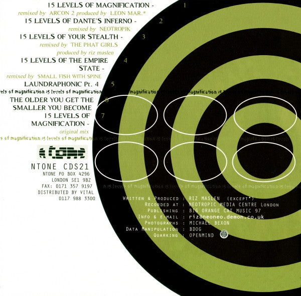 15 Levels Of Magnification (CD) | Near Mint (NM) Near Mint (NM) Get Cheap Vinyl