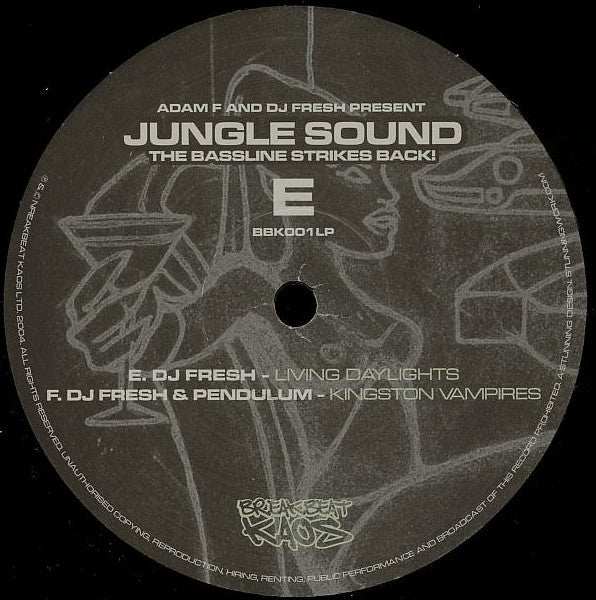 Jungle Sound - The Bassline Strikes Back! | Very Good (VG) Very Good Plus (VG+) Get Cheap Vinyl