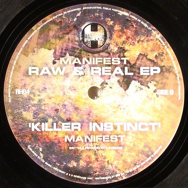 Raw & Real EP | Very Good (VG) Excellent (EX) Get Cheap Vinyl