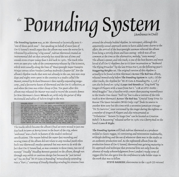 The Pounding System (Ambience In Dub) | Mint (M) Mint (M) Get Cheap Vinyl