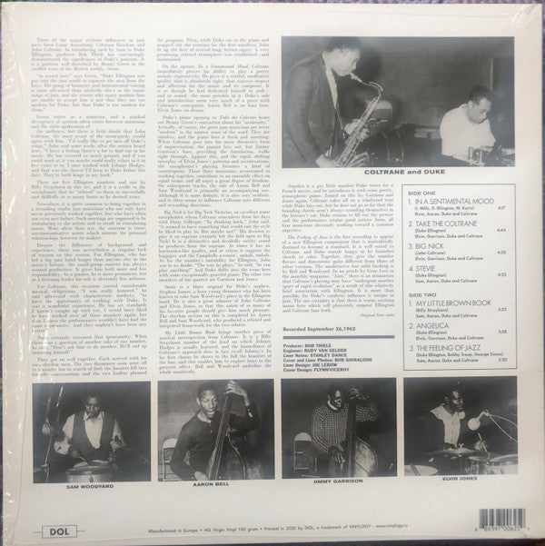 Duke Ellington & John Coltrane Duke Ellington & John Coltrane DOL LP, Album, RE, Blu Mint (M) Mint (M) Get Cheap Vinyl