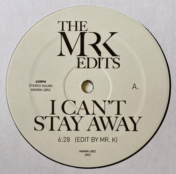 I Can’t Stay Away / Hit & Run | Mint (M) Generic Get Cheap Vinyl