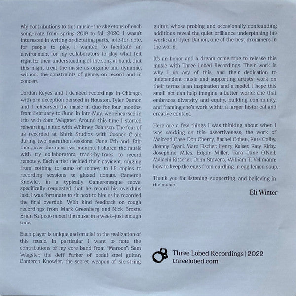 Eli Winter | Mint (M) Mint (M) Get Cheap Vinyl