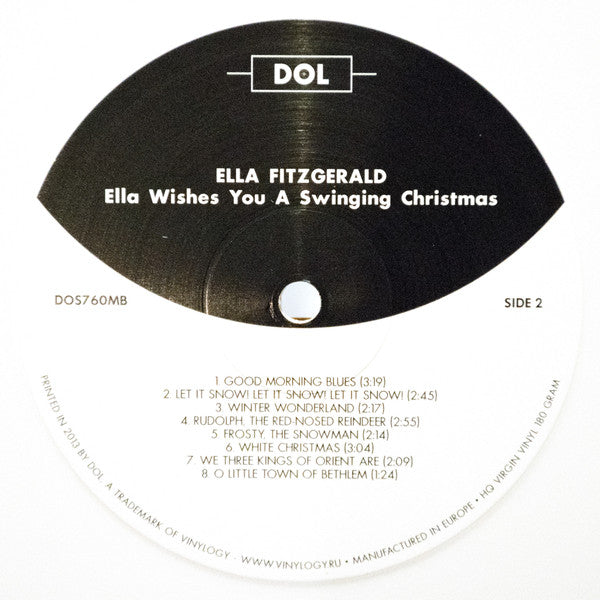 Ella Fitzgerald Ella Wishes You A Swinging Christmas DOL LP, Album, RE, Whi Mint (M) Mint (M) Get Cheap Vinyl