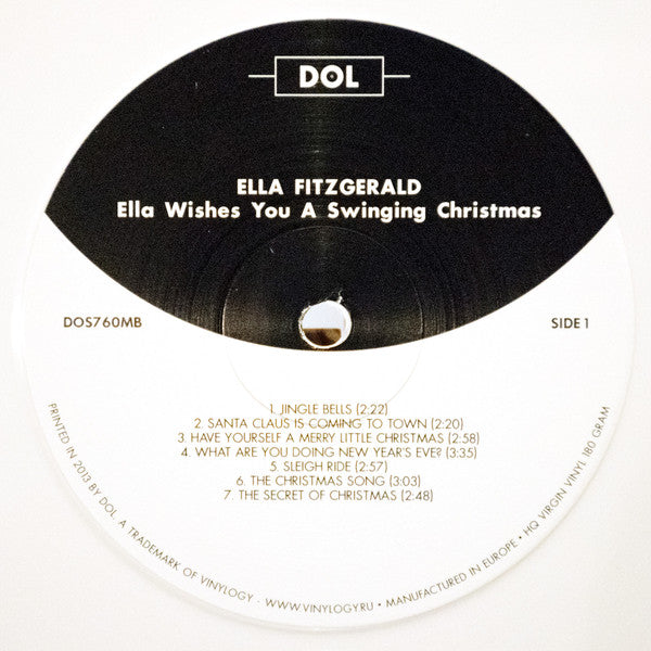 Ella Fitzgerald Ella Wishes You A Swinging Christmas DOL LP, Album, RE, Whi Mint (M) Mint (M) Get Cheap Vinyl