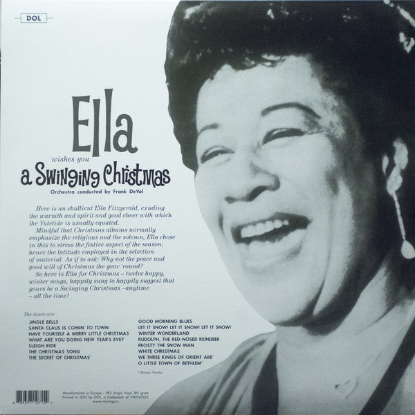 Ella Fitzgerald Ella Wishes You A Swinging Christmas DOL LP, Album, RE, Whi Mint (M) Mint (M) Get Cheap Vinyl