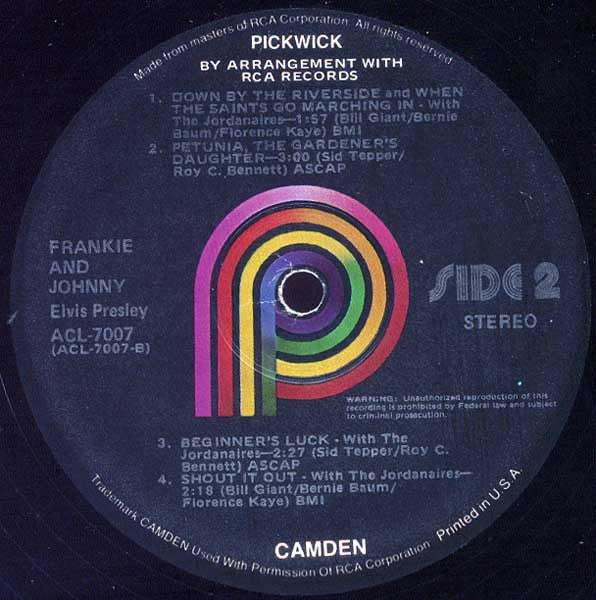 Frankie & Johnny | Very Good Plus (VG+) Very Good Plus (VG+) Get Cheap Vinyl