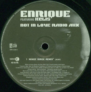 Not In Love Radio Mix (Black) | Very Good Plus (VG+) Very Good (VG) Get Cheap Vinyl